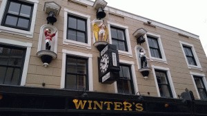 Winter's Iconic Chiming Clock